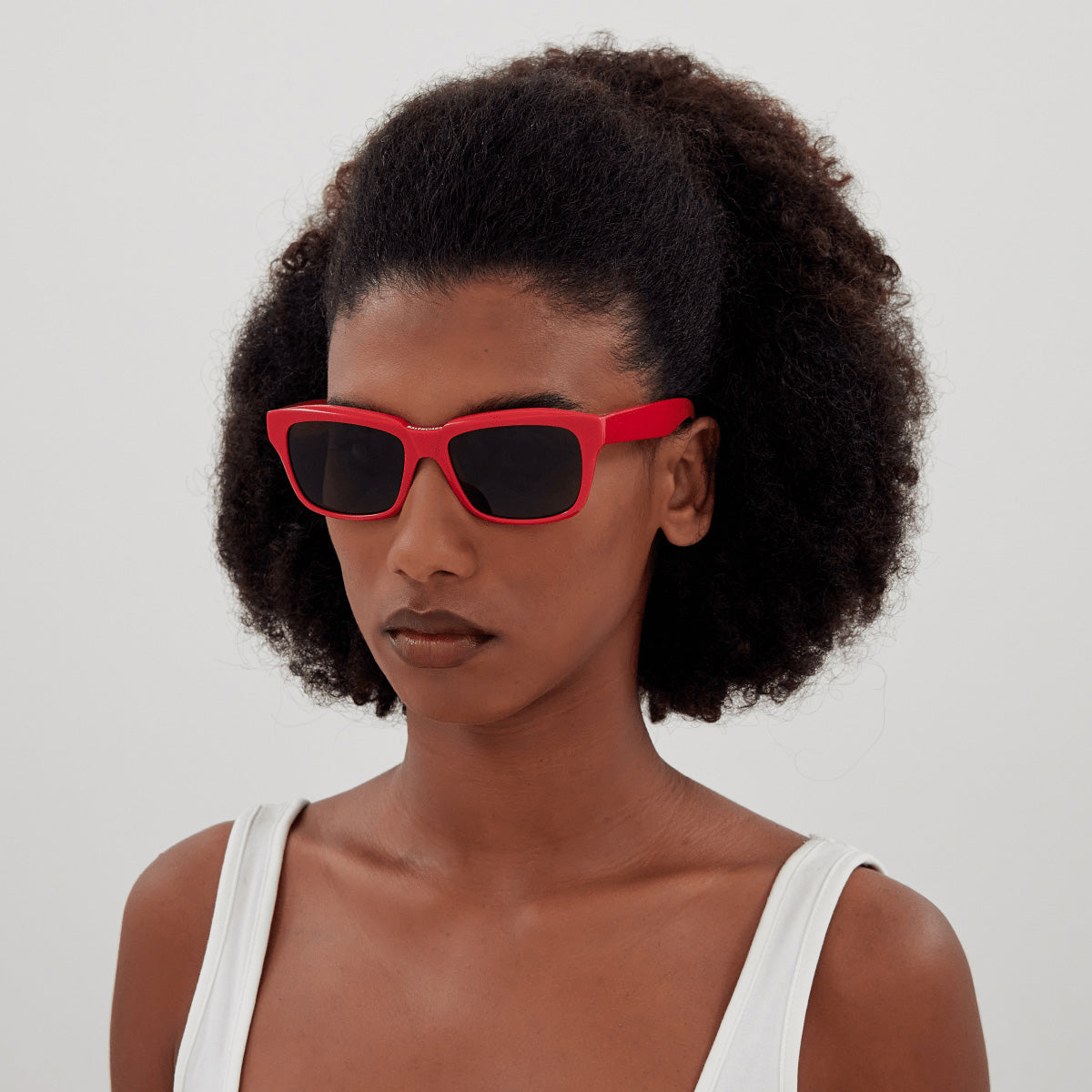 Balenciaga BB0346S 004 55 - Red / Gray #id:bb0346s004_s:100115