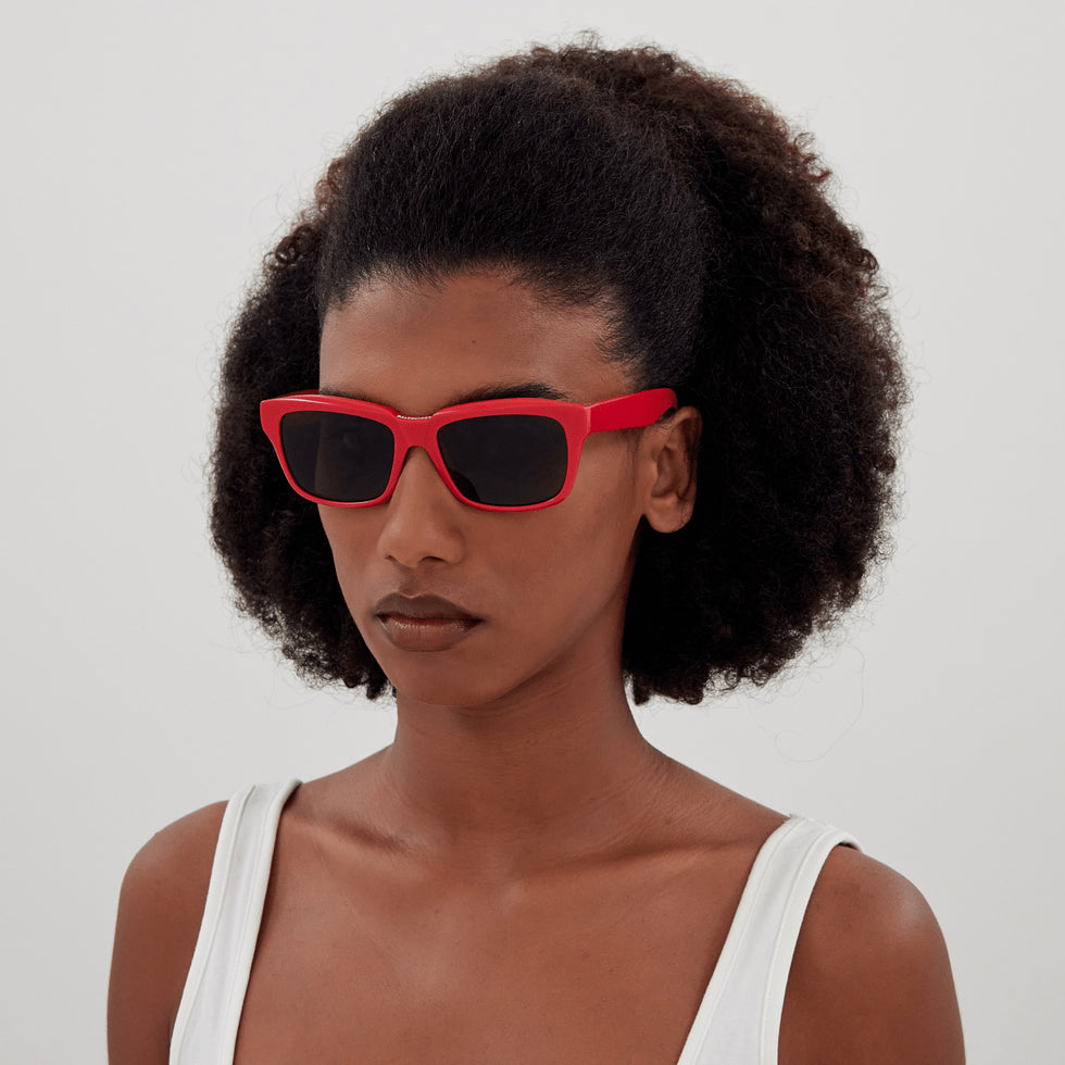 Balenciaga BB0346S 004 55 - Red / Gray #id:bb0346s004_s:100115