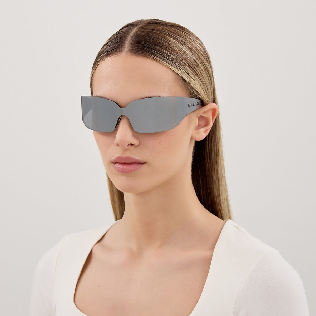 Balenciaga BB0421S 005 99 - Silver / Silver Mirrored #id:bb0421s005_s:100115