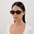 Balenciaga BB0446S 001 56 - Black / Gray #id:bb0446s001_s:100115