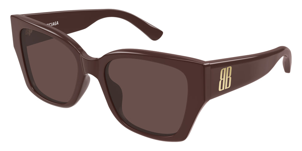 Balenciaga BB0474S 003 55 - Burgundy / Brown #id:bb0474s003_s:104105