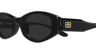 Balenciaga BB0509S 001 53 - Black / Gray #id:bb0509s001_s:100110