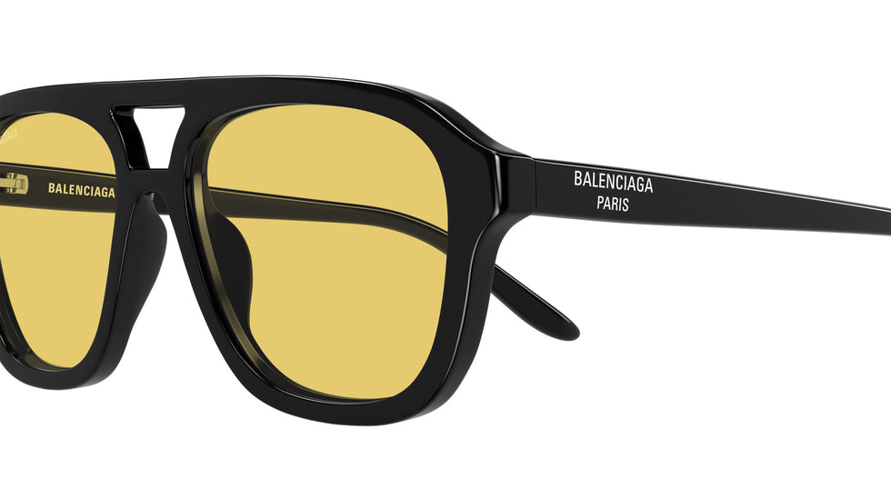 Balenciaga BB0525S 002 55 - Black / Yellow #id:bb0525s002_s:102110