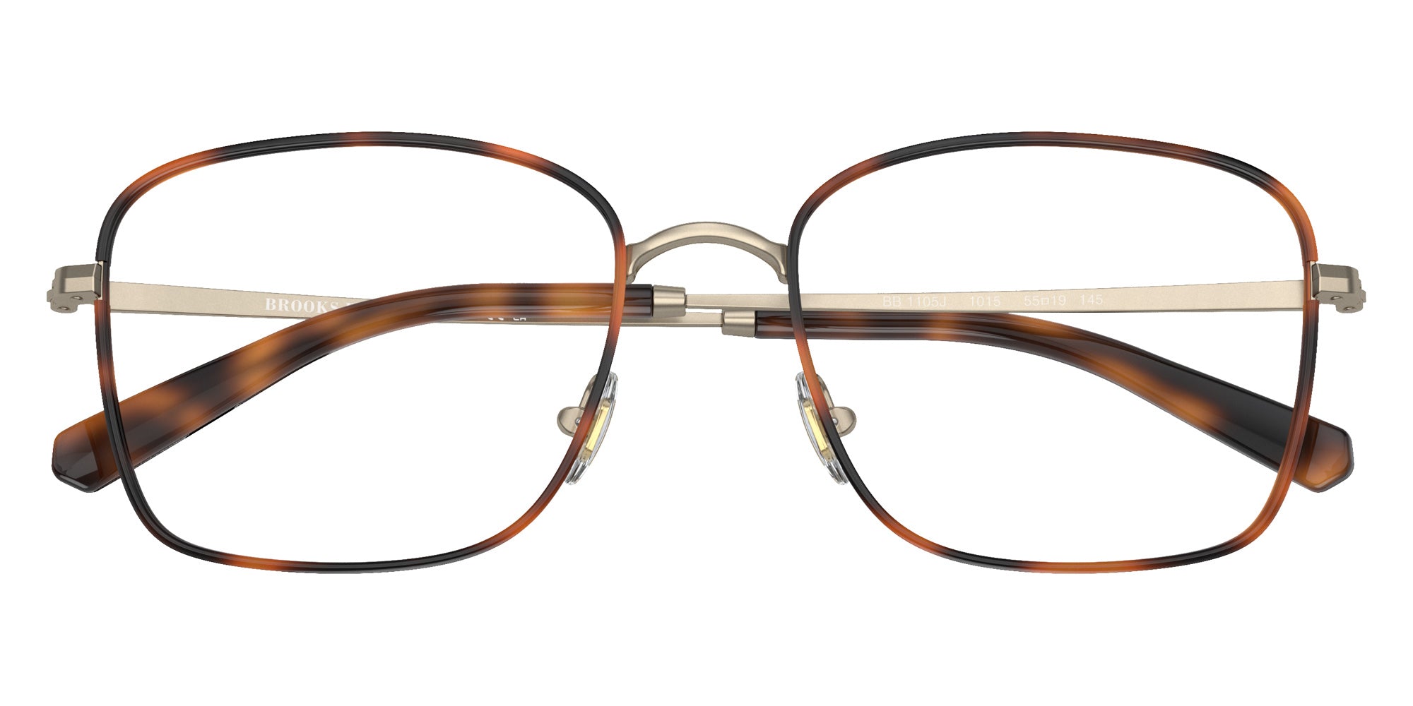 Brooks Brothers BB1105J 1015 53 - Light Gold/Dark Tortoise #id:bb1105j1015_s:100120