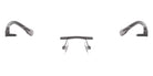 Brooks Brothers BB1134 1004 55 - Gunmetal #id:bb11341004_s:100100