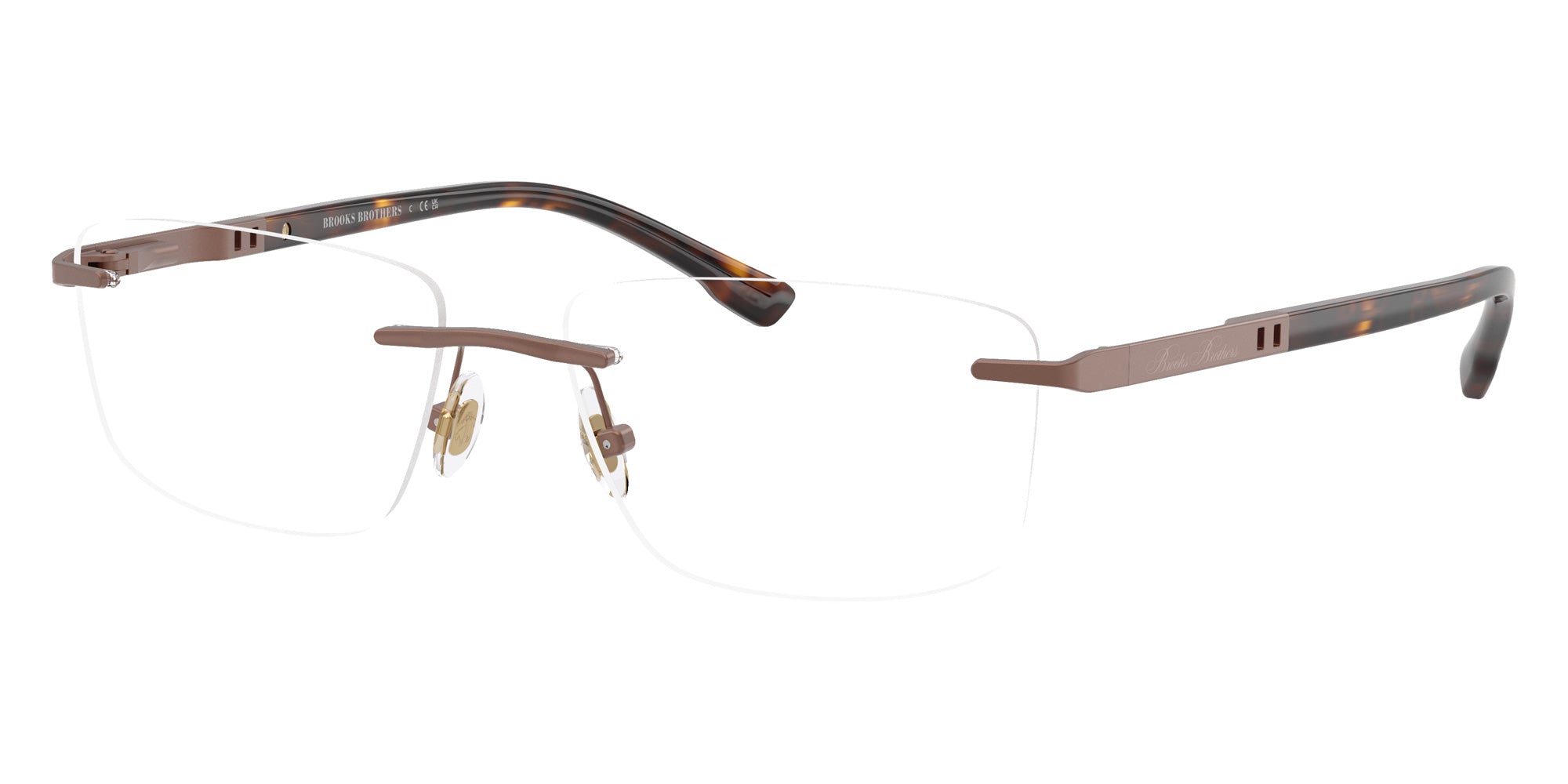 Brooks Brothers BB1134 Rectangle Eyeglasses | EyeOns.com