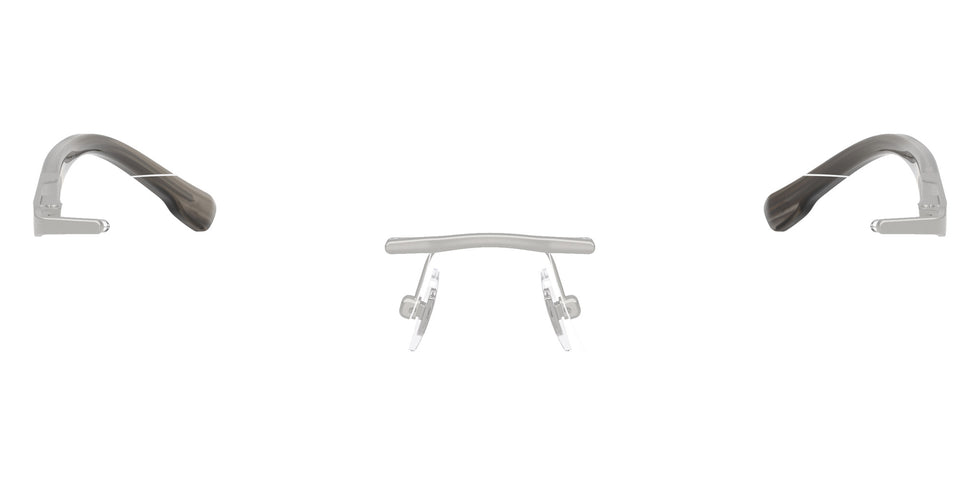 Brooks Brothers BB1134 1032 55 - Silver #id:bb11341032_s:104100