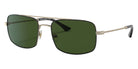 Brooks Brothers BB4060 101571 58 - Matte Light Gold / Solid Green #id:bb4060101571_s:100105