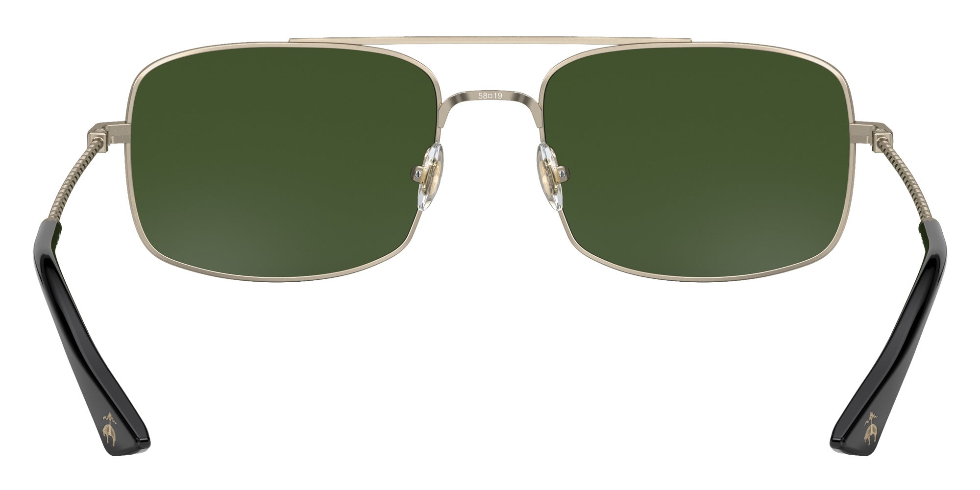 Brooks Brothers BB4060 101571 58 - Matte Light Gold / Solid Green #id:bb4060101571_s:100115