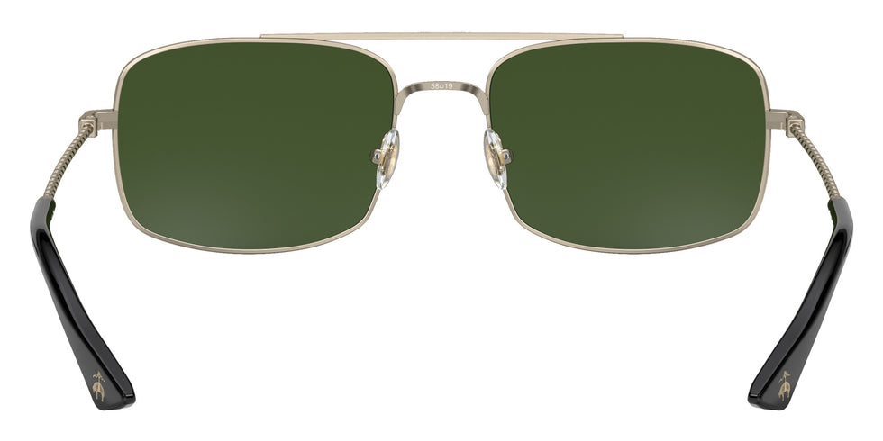 Brooks Brothers BB4060 101571 58 - Matte Light Gold / Solid Green #id:bb4060101571_s:100115