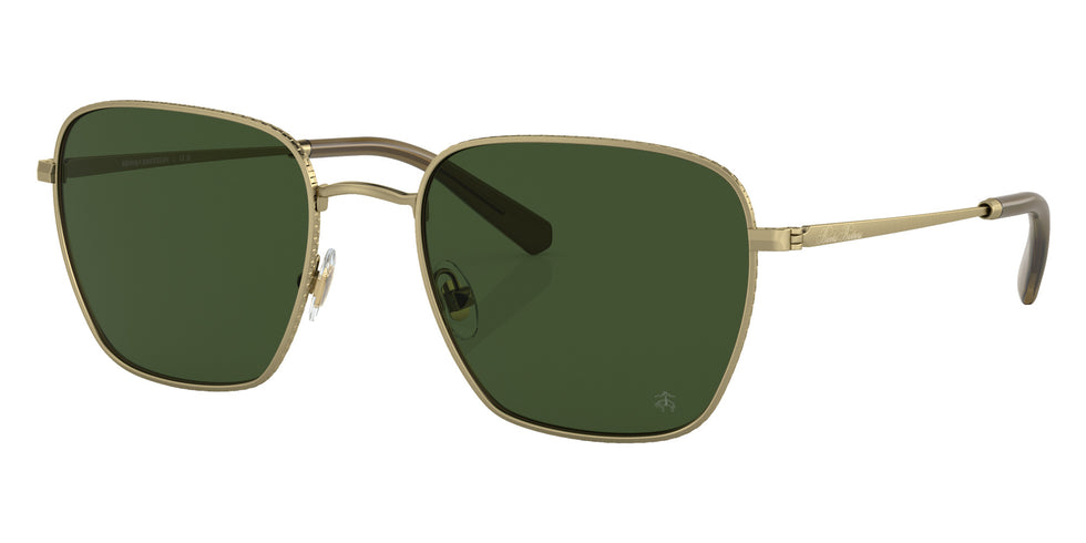 Brooks Brothers BB4063 103671 55 - Matte Vintage Gold / Green Solid #id:bb4063103671_s:100105