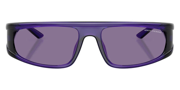 Shiny Transparent Violet / Violet Mirrored Internal Silver / 59-18-135