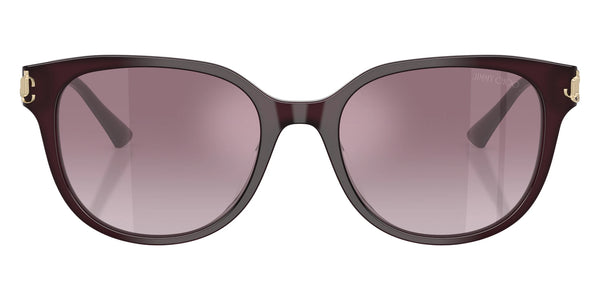 Opaline Prune / Gradient Violet Mirrored Silver / 55-19-145