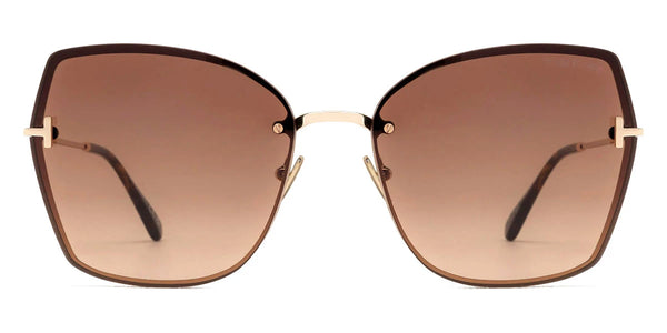 Shiny Rose Gold / Gradient Brown / 62-16-140