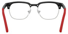 Ray-Ban RY1641 3928 46 - Black on Silver on Rubber Red