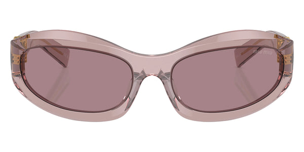 Mauve Transparent / Light Purple Brown / 59-17-130