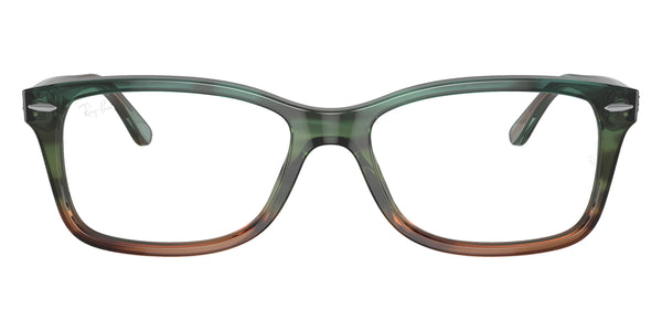 Striped Blue Gradient Green / 53-17-145