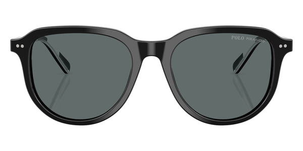 Shiny Black/White / Polarized Dark Gray / 53-18-145