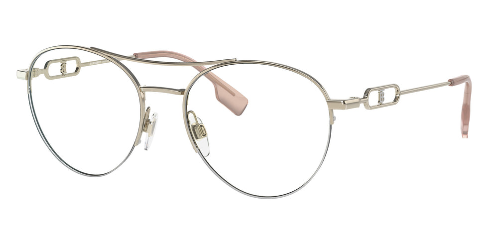 Burberry BE1354 Martha 1321 53 - Light Gold / Clear Blue Light Filter #id:be13541321_s:100105