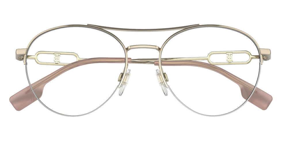 Burberry BE1354 Martha 1321 53 - Light Gold / Clear Blue Light Filter #id:be13541321_s:100120