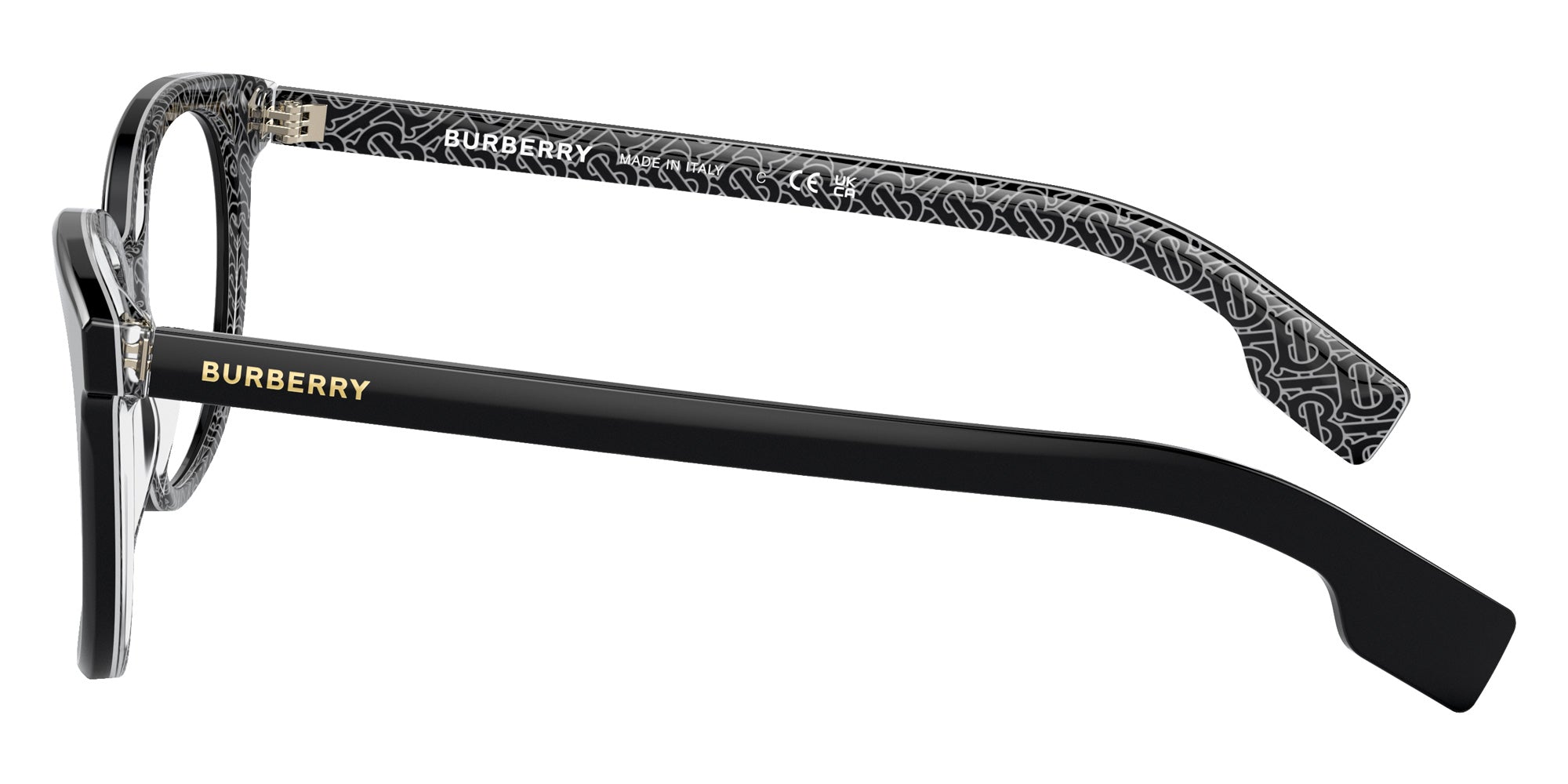 Burberry BE2291 3977 51 - Black/Print Tb/Crystal #id:be22913977_s:102110