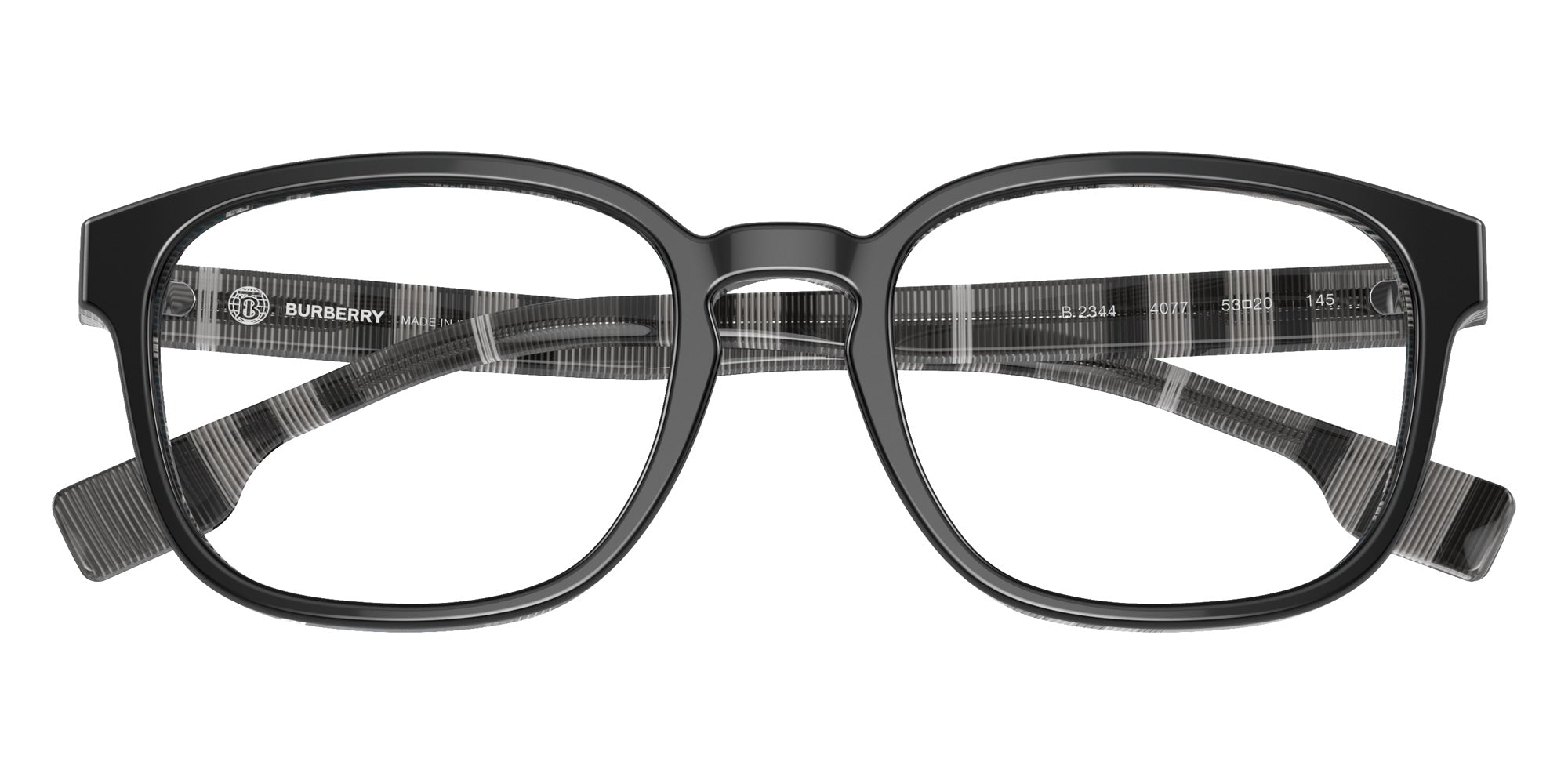 BURBERRY BE2344 Edison 4077 53 - Black #id:be23444077_s:100120