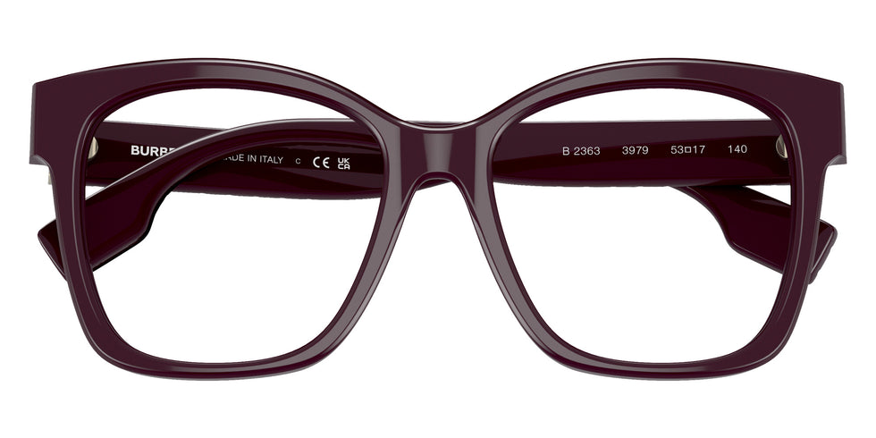 BURBERRY BE2363 Sylvie 3979 51 - Bordeaux #id:be23633979_s:102100