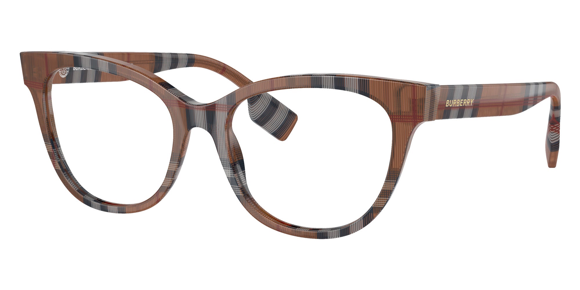 Burberry BE2375 Evelyn 3966 53 - Check Brown #id:be23753966_s:106105