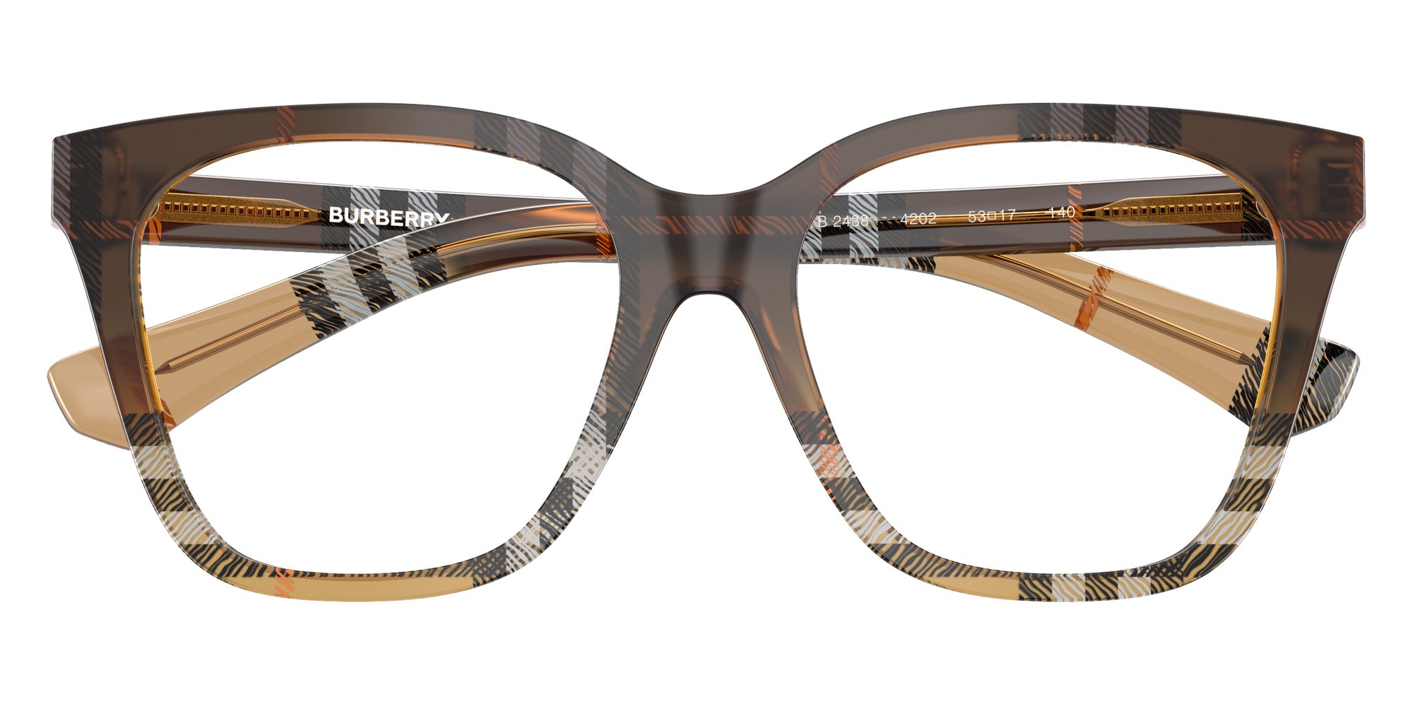 Burberry BE2438 4202 51 - Check Sand #id:be24384202_s:104120