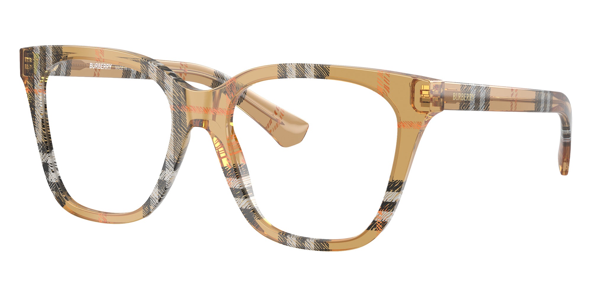 BURBERRY BE2438F 4163 53 - Check Sand #id:be2438f4163_s:100105