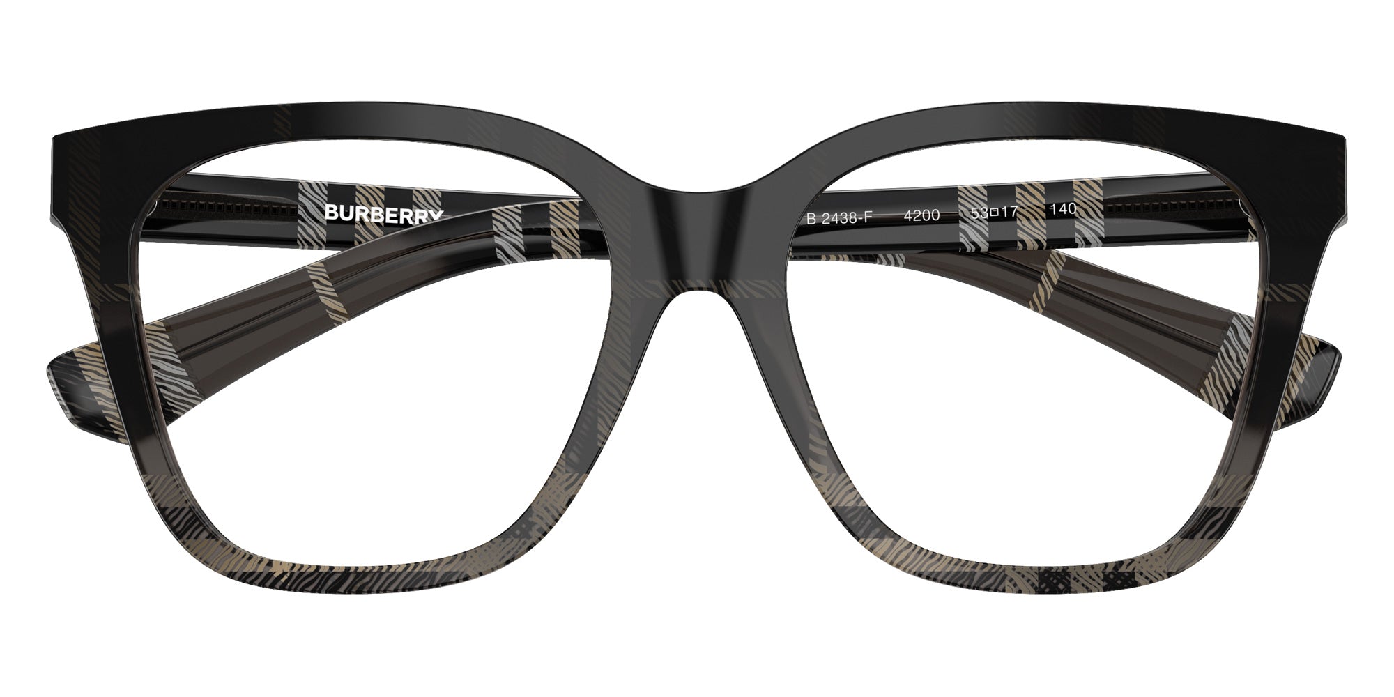 Burberry BE2438F 4200 53 - Gray Check #id:be2438f4200_s:100120