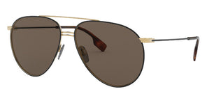 BURBERRY BE3108 1293/3 60 - Gold/Matte Black / Brown #id:be310812933_s:100100