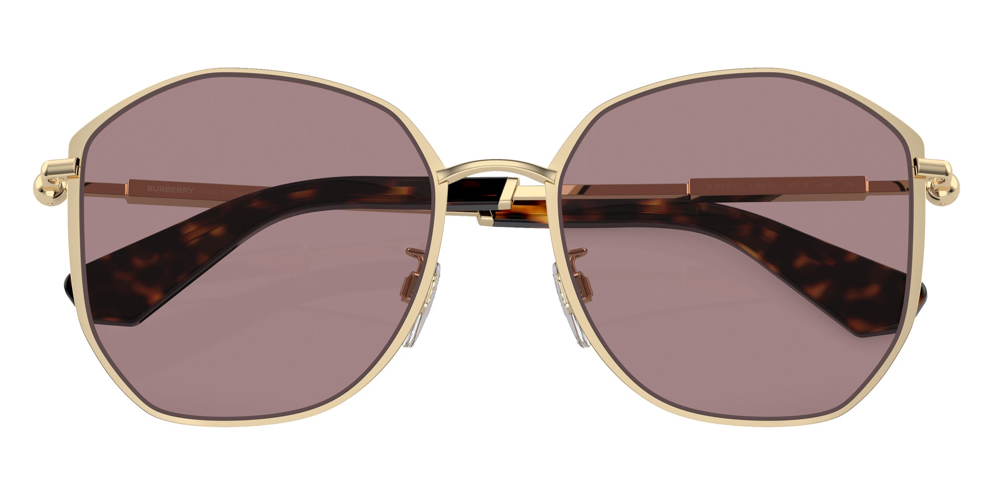 Burberry BE3153D 11097N 57 - Light Gold / Light Purple Brown #id:be3153d11097n_s:100120