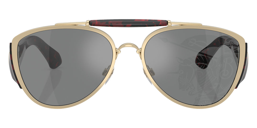 Burberry BE3161 1109AI 60 - Light Gold / Dark Gray Tampo Silver Mirrored #id:be31611109ai_s:100100