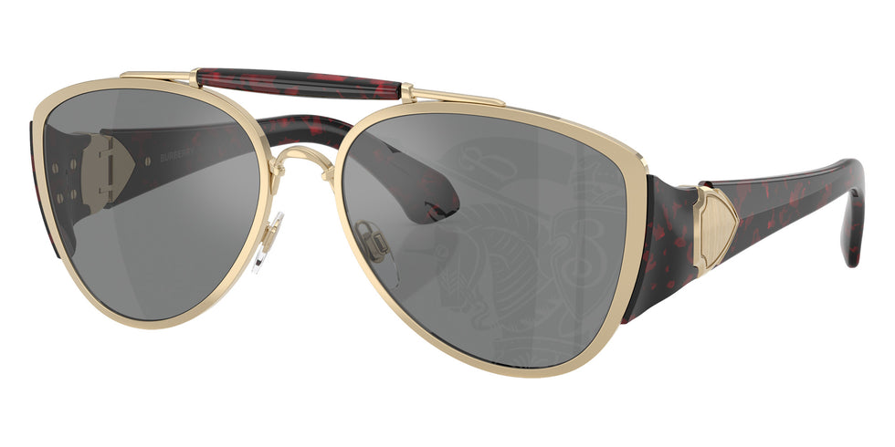 Burberry BE3161 1109AI 60 - Light Gold / Dark Gray Tampo Silver Mirrored #id:be31611109ai_s:100105