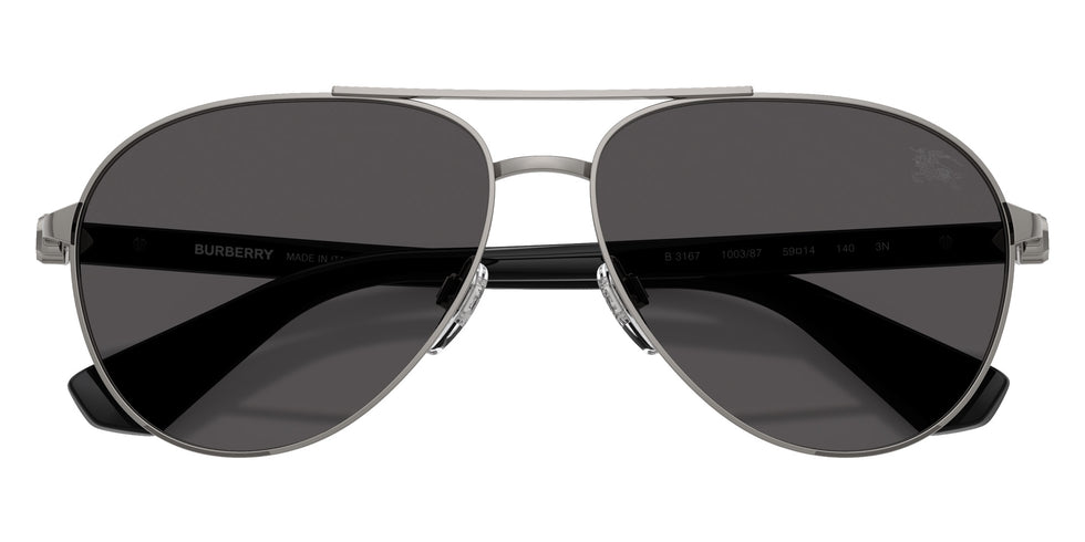 Burberry BE3167 100387 59 - Gunmetal / Dark Gray #id:be3167100387_s:100120