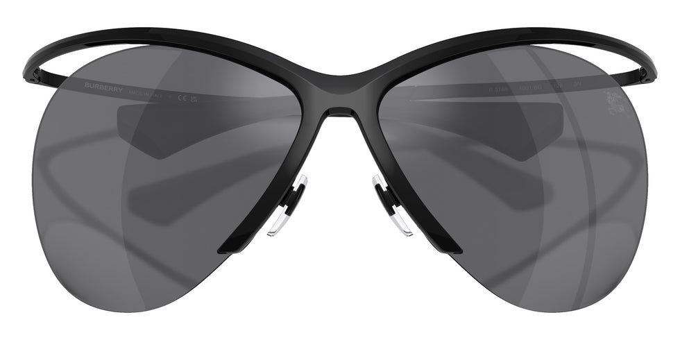 Burberry BE3168 10016G 137 - Black / Gray Mirrored Silver #id:be316810016g_s:100120