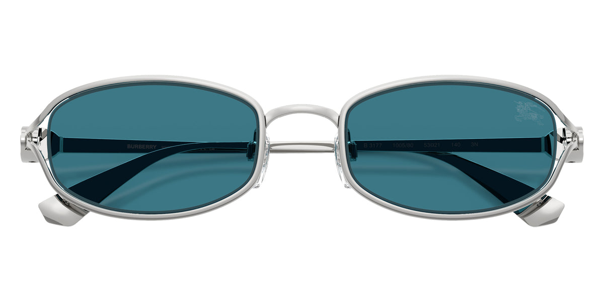 BURBERRY BE3177 100580 53 - Silver / Blue #id:be3177100580_s:100120