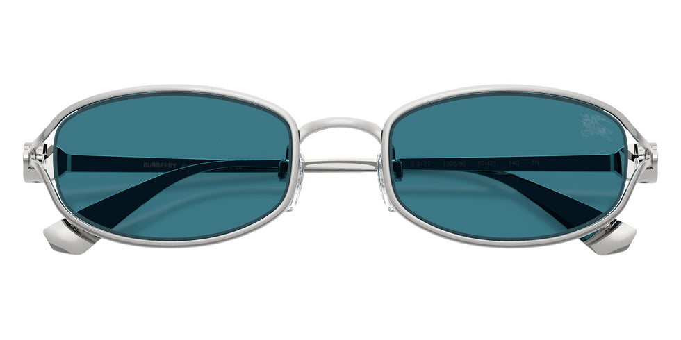 BURBERRY BE3177 100580 53 - Silver / Blue #id:be3177100580_s:100120