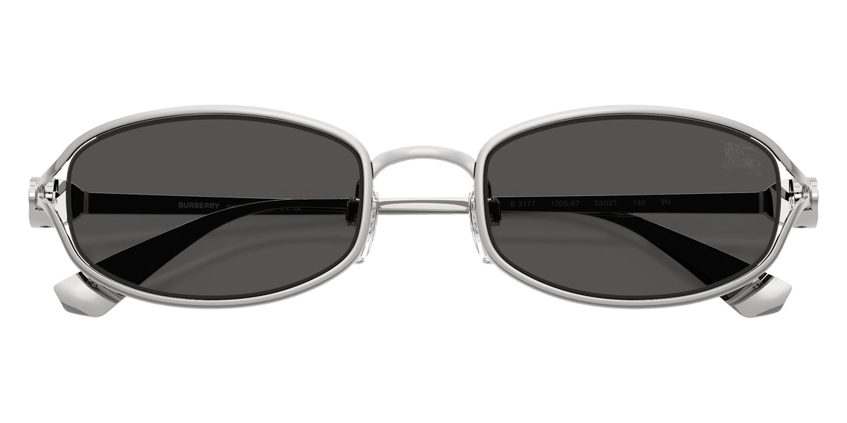 BURBERRY BE3177 100587 53 - Silver / Dark Gray #id:be3177100587_s:102120