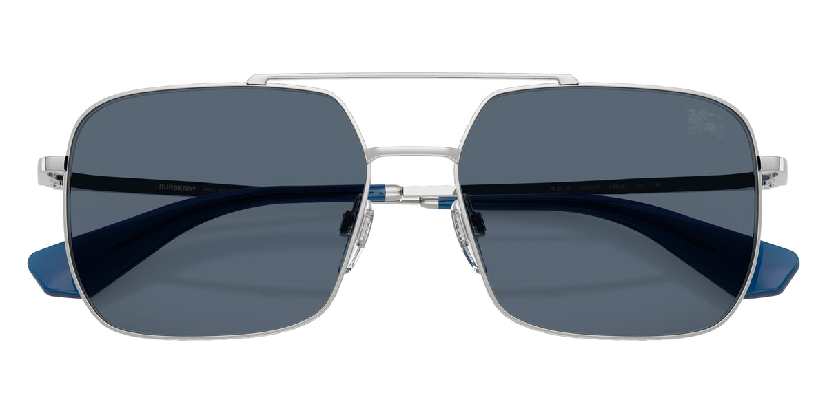 BURBERRY BE3179 10052V 57 - Silver / Blue Polarized #id:be317910052v_s:102120
