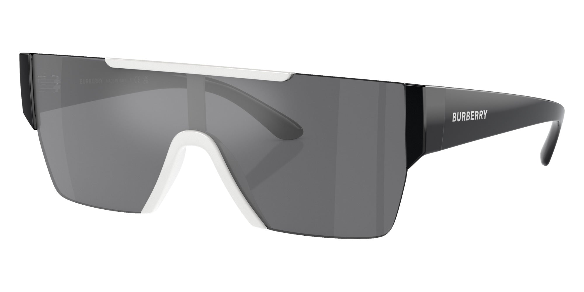 Burberry BE4291 40496G 138 - White / Gray Mirrored Black #id:be429140496g_s:100105