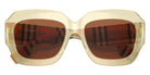 BURBERRY BE4334 Myrtle 393173 54 - Yellow / Brown #id:be4334393173_s:100120