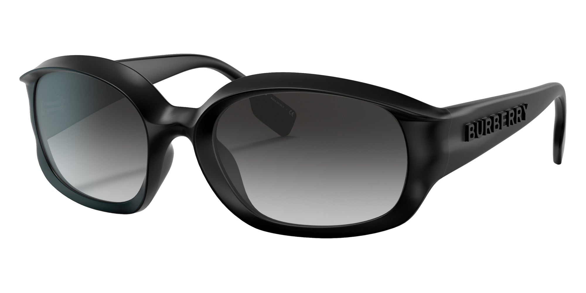 Burberry BE4338 Milton 34648G 56 - Black / Gray Gradient #id:be433834648g_s:100105