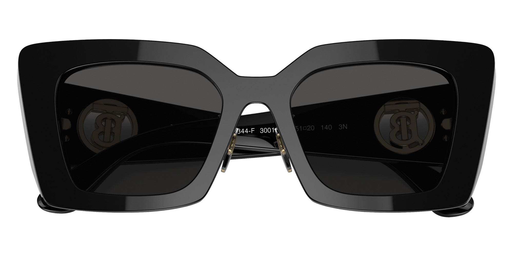 Burberry BE4344F Daisy 300187 53 - Black / Dark Gray #id:be4344f300187_s:100120
