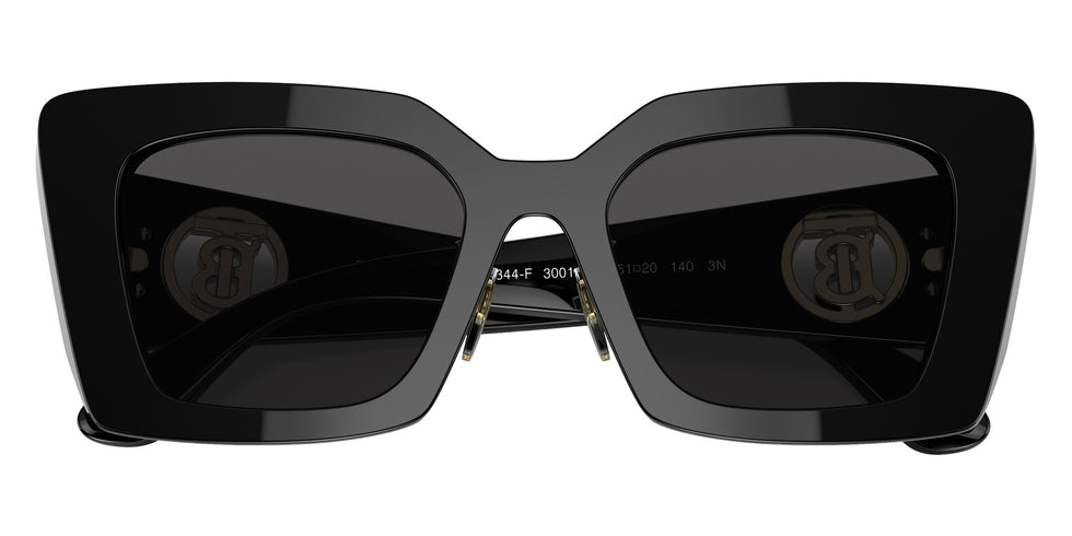 Burberry BE4344F Daisy 300187 53 - Black / Dark Gray #id:be4344f300187_s:100120