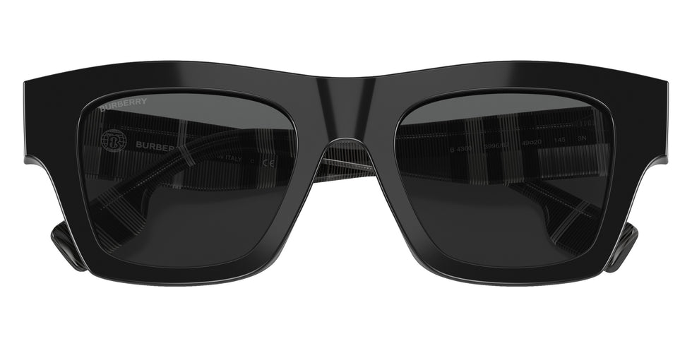 Burberry BE4360 Ernest 399687 49 - Black / Dark Gray #id:be4360399687_s:100120