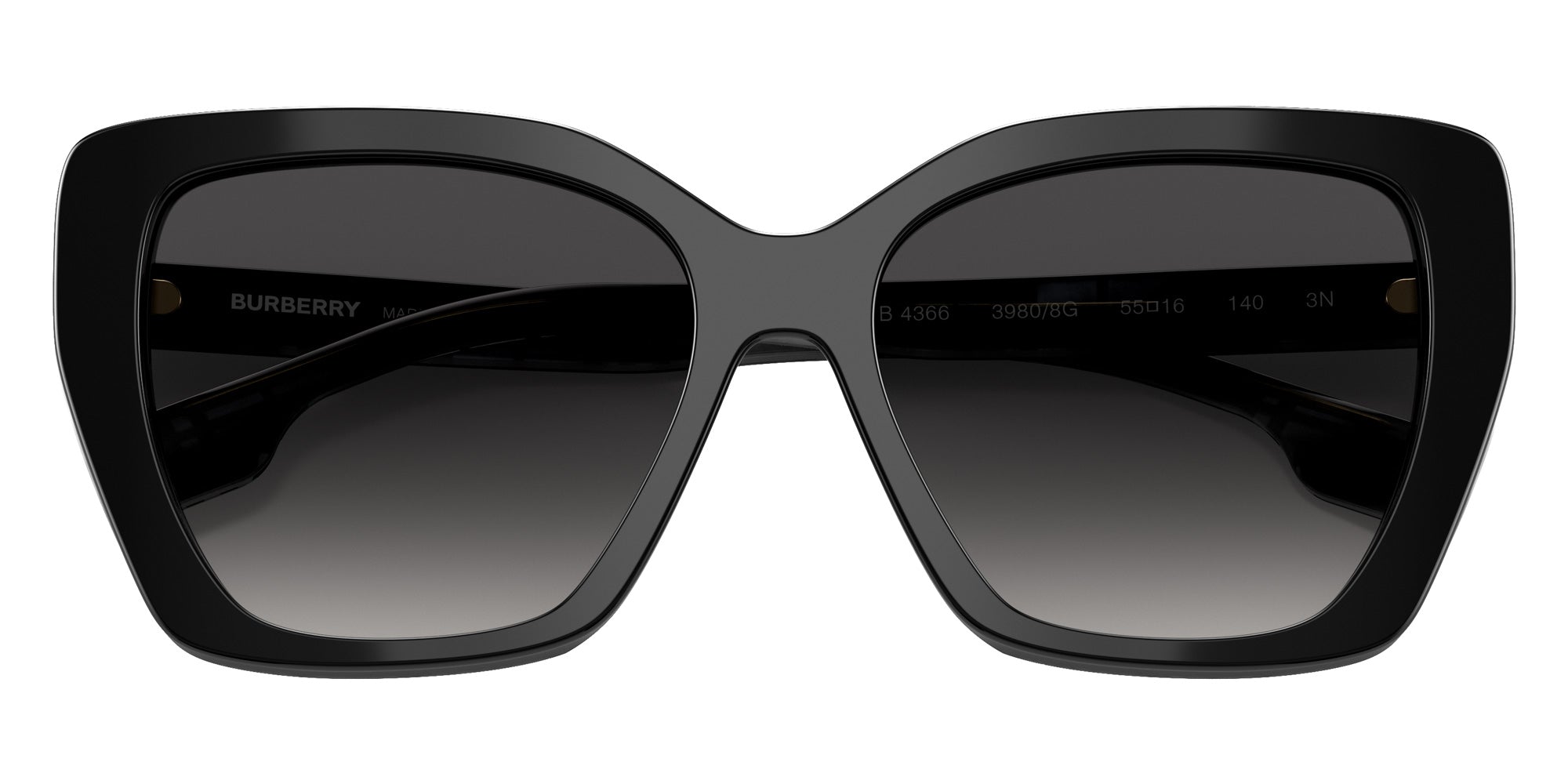 Burberry BE4366 Tamsin 39808G 55 - Black / Gray Gradient #id:be436639808g_s:100120