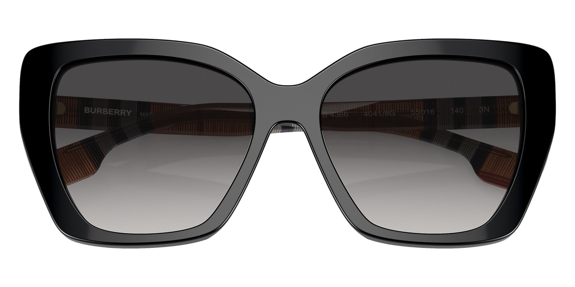 Burberry BE4366 Tamsin 40418G 55 - Black / Gradient Gray #id:be436640418g_s:102120