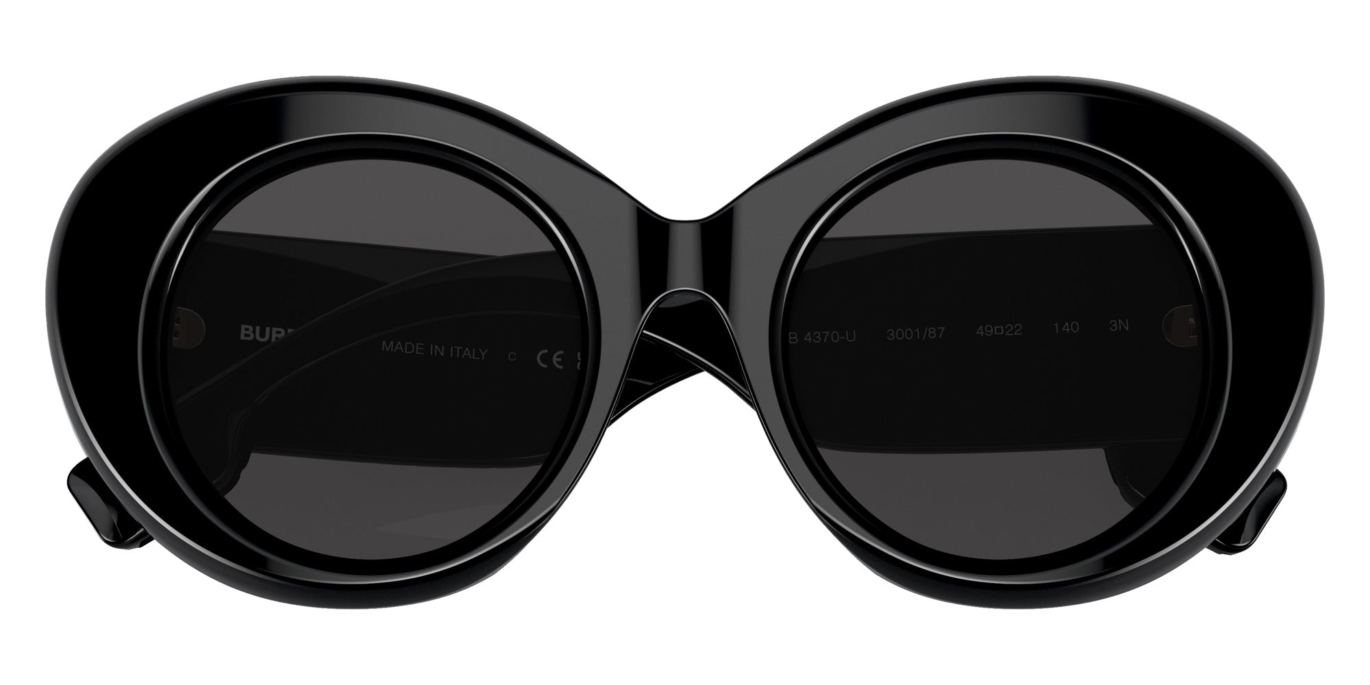 Burberry BE4370U Margot 300187 49 - Black / Dark Gray #id:be4370u300187_s:100120